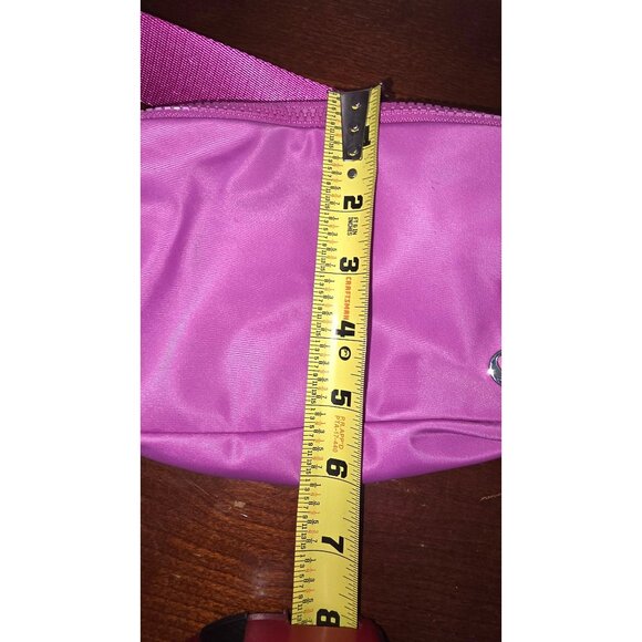 Lululemon Pink Everywhere Bag Crossbody Bag Adjustable Strap Nylon O/S - Picture 7 of 8